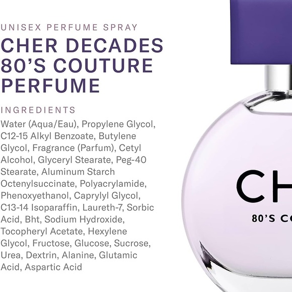 Cher Decades Collection 80's Couture Eau De Parfum Unisex Fragrance - Picture 6 of 6
